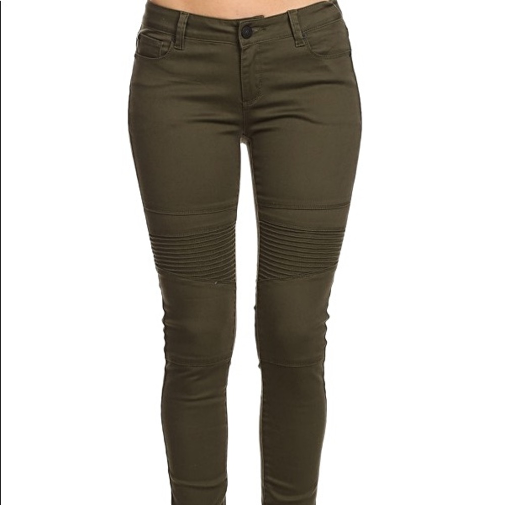 Denim Jeans (Olive Green)
